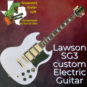 Lawson SG 3 Custom Electric Guitar White