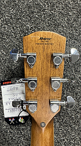 Alvarez AFH600CE Solid Top Acoustic Electric Guitar With Herring Bone