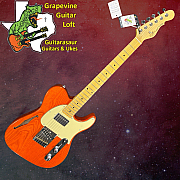 G&L Tribute Series ASAT Classic Bluesboy SemiHollow Thinline Orange