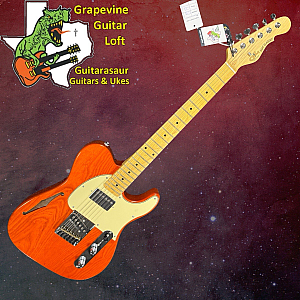 G&L Tribute Series ASAT Classic Bluesboy Semi-Hollow Thinline Orange