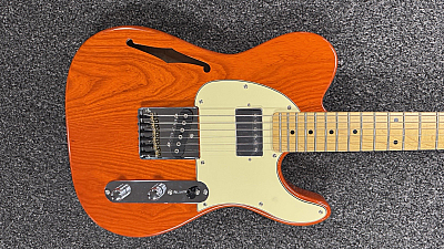 G&L Tribute Series ASAT Classic Bluesboy Semi-Hollow Thinline Orange