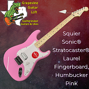Squier Sonic Stratocaster HT H Electric Guitar - Flash Pink