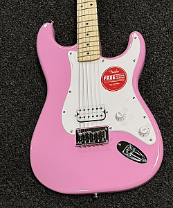 Squier Sonic Stratocaster HT H Electric Guitar - Flash Pink
