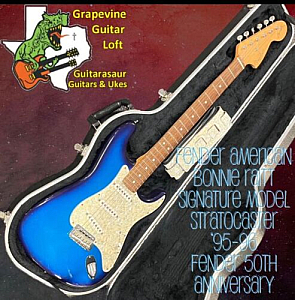 Fender American Bonnie Raitt Stratocaster Custom Shop Texas specials Case 1996