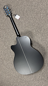 Washburn DFEACE Deep Forest Ebony Ace Grand Auditorium Acoustic Electric Guitar,
