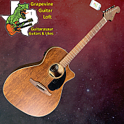 Fender Newporter Special Auditorium Acoustic Electric Guitar w/Bag, Solid Okoume