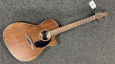 Fender Newporter Special Auditorium Acoustic Electric Guitar w/Bag, Solid Okoume