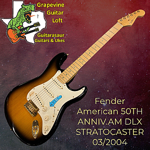 Fender 50th Anniversary American Deluxe Stratocaster 2004 With OHSC. Mint