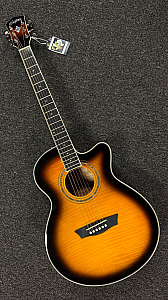 Washburn EA15ATB Festival Series Acoustic Electric Guitar Tobacco Sunburst Blem