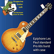 Epiphone Les Paul standardPro 60s burst with case