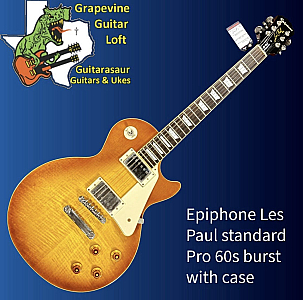 Epiphone Les Paul standardPro 60s burst with case