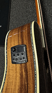 Lawson LD- 50CE Deluxe Koa Acoustic Electric Cedar & Rosewood with Case