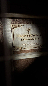 Lawson LOM- 50 Deluxe Koa Acoustic Electric Cedar & Rosewood with Case