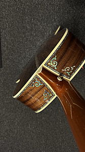 Lawson LOM- 50 Deluxe Koa Acoustic Electric Cedar & Rosewood with Case