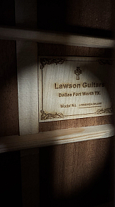 Lawson LOM- 50 Deluxe Koa Acoustic Electric Cedar & Rosewood with Case