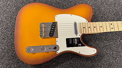 Fender American Performer Spruce Telecaster RW FB Electric Guitar Honey Burst
