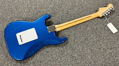 Fender Mim Standard Stratocaster Electric Guitar  Electron Blue Excellent