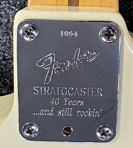 Fender American Standard Stratocaster 1994 40th Anniversary Guitar Arctic White