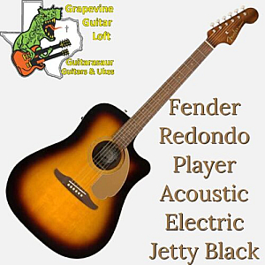 Fender Redondo  Player Sunburst Acoustic Electric Dreadnought Guitar