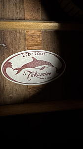 Takamine Ltd 2201 MIJ Acoustic Electric Guitar Dolphin Inlay HSC