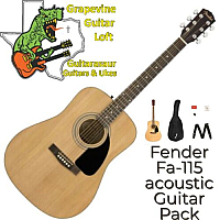 Fender FA-115 Dreadnought Starter Acoustic Guitar Pack w/ Accessories