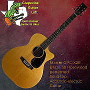 Martin GPCX2E Brazilian Roswood patterned Solid top  Acousticelectric Guitar