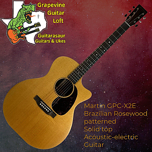 Martin GPC-X2E Brazilian Roswood patterned Solid top  Acoustic-electric Guitar