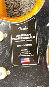 Fender American Professional II Stratocaster  Roasted Pine W/ Case