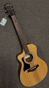 Taylor 112ce Left-Handed Grand Concert Acoustic/Electric Guitar with Gig Bag