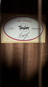 Taylor 112ce Left-Handed Grand Concert Acoustic/Electric Guitar with Gig Bag