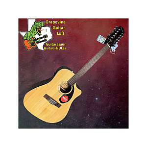 Fender CD-140SCE-12 12-String Acoustic Electric Guitar Walnut Fingerboard +Case