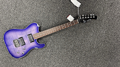 G&L Tribute Series ASAT Deluxe Carved Top Electric Guitar - Bright Blueburst