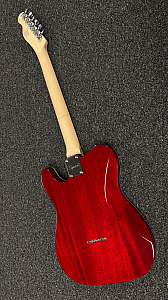 Squier Affinity Telecaster FMT SH Electric Guitar, Crimson Red Transparent