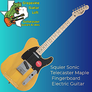 Squier Sonic Telecaster Maple Fingerboard Electric Guitar Butterscotch