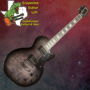 Gibson Les Paul Studio Session Electric Guitar Push Pulls Trans Ebony Burst