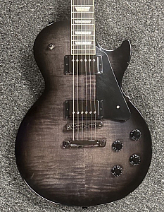 Gibson Les Paul Studio Session Electric Guitar Push Pulls Trans Ebony Burst