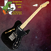 Squier Affinity Series® Telecaster® Thinline, Metallic Black FSR