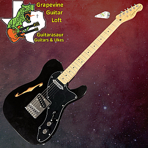 Squier Affinity Series® Telecaster® Thinline, Metallic Black FSR