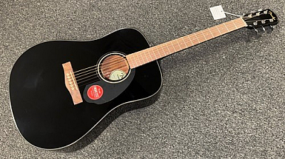 Fender CD60 | Dreadnought Acoustic Guitar | Black With Gig Bag