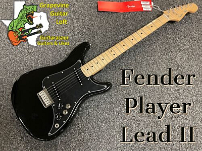 Fender Player Lead II, Black, Maple Fretboard Electric Guitar
