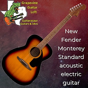Fender Monterey Standard Acoustic Electric Guitar  3 Color Sunburst
