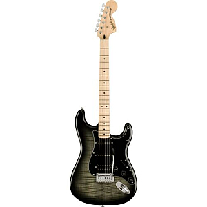 Squier Affinity Stratocaster FMT HSS, Maple Fingerboard, Black Burst