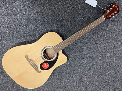 Fender FA125CE Dreadnought AcousticElectric Guitar Natural