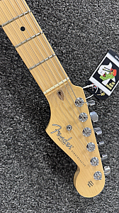 2004 Fender Stratocaster USA American Black Hardtail Strat