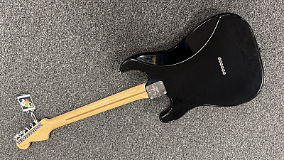 2004 Fender Stratocaster USA American Black Hardtail Strat