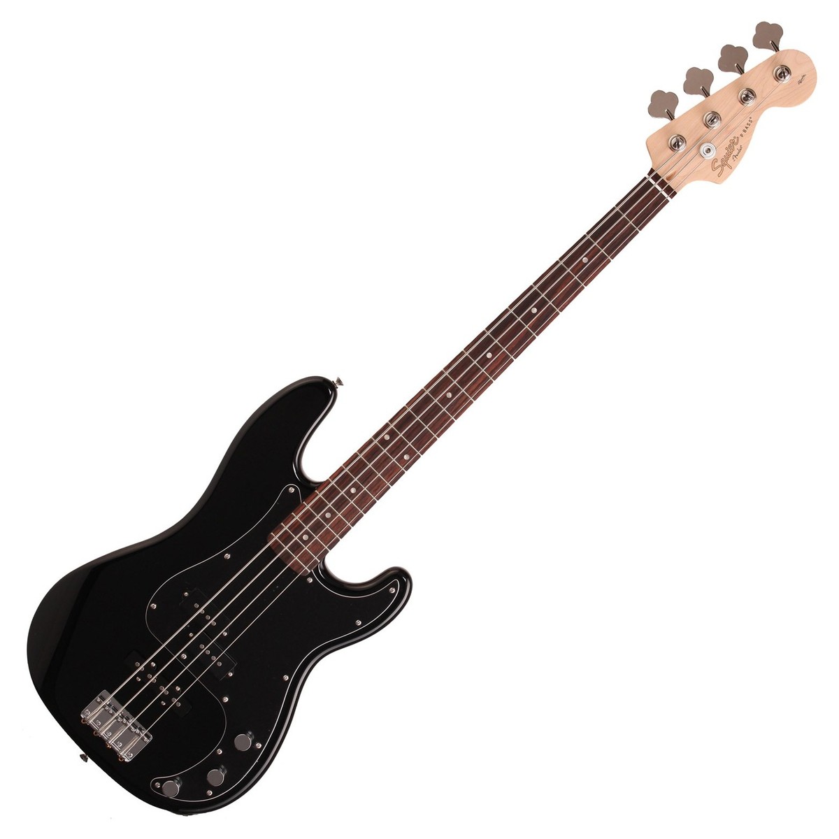 FENDER Squier Affinity Precision Bass PJ LRL Black with black pickguard
